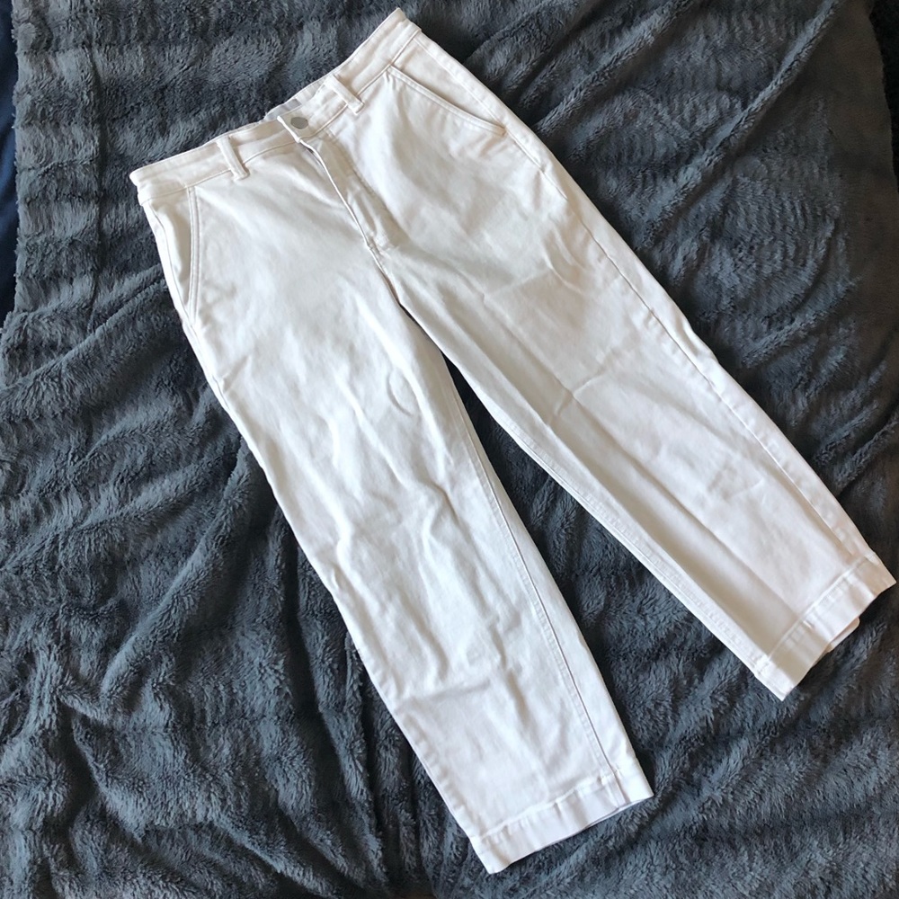 Everlane straight leg crop pants